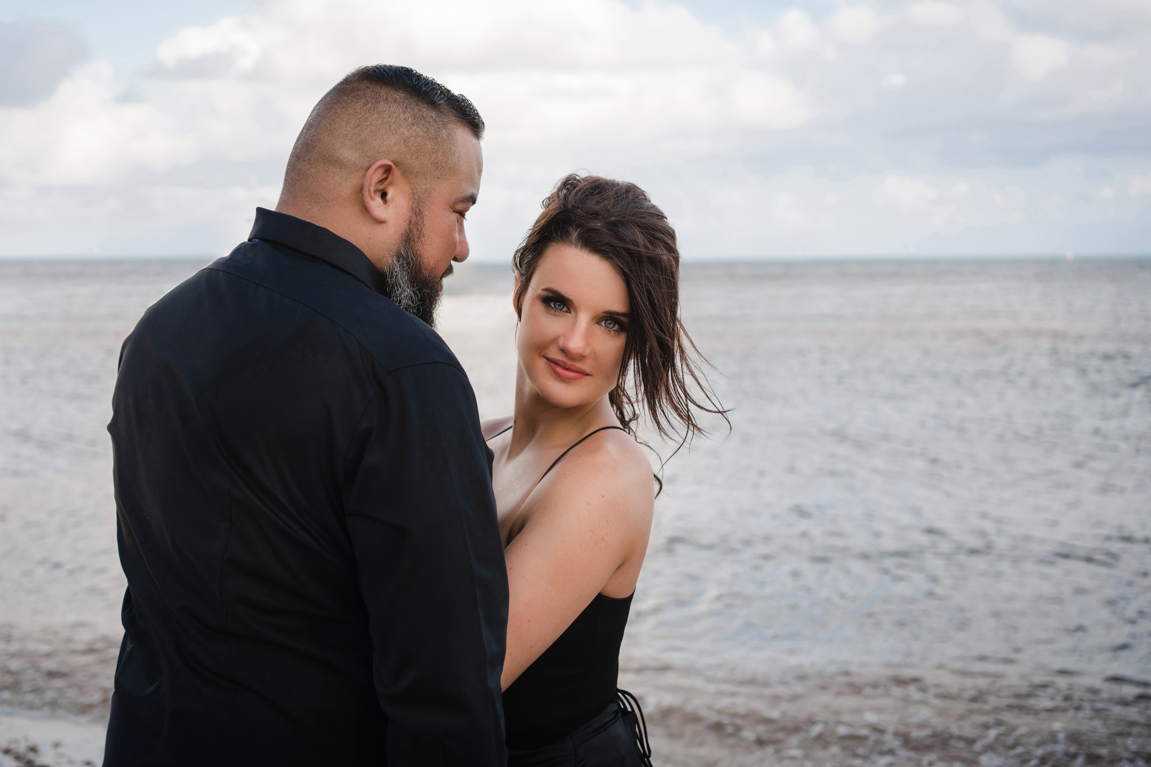 Bride at hidden Cancun resort location only known to local Mexico-based wedding photographers IVAE Studios