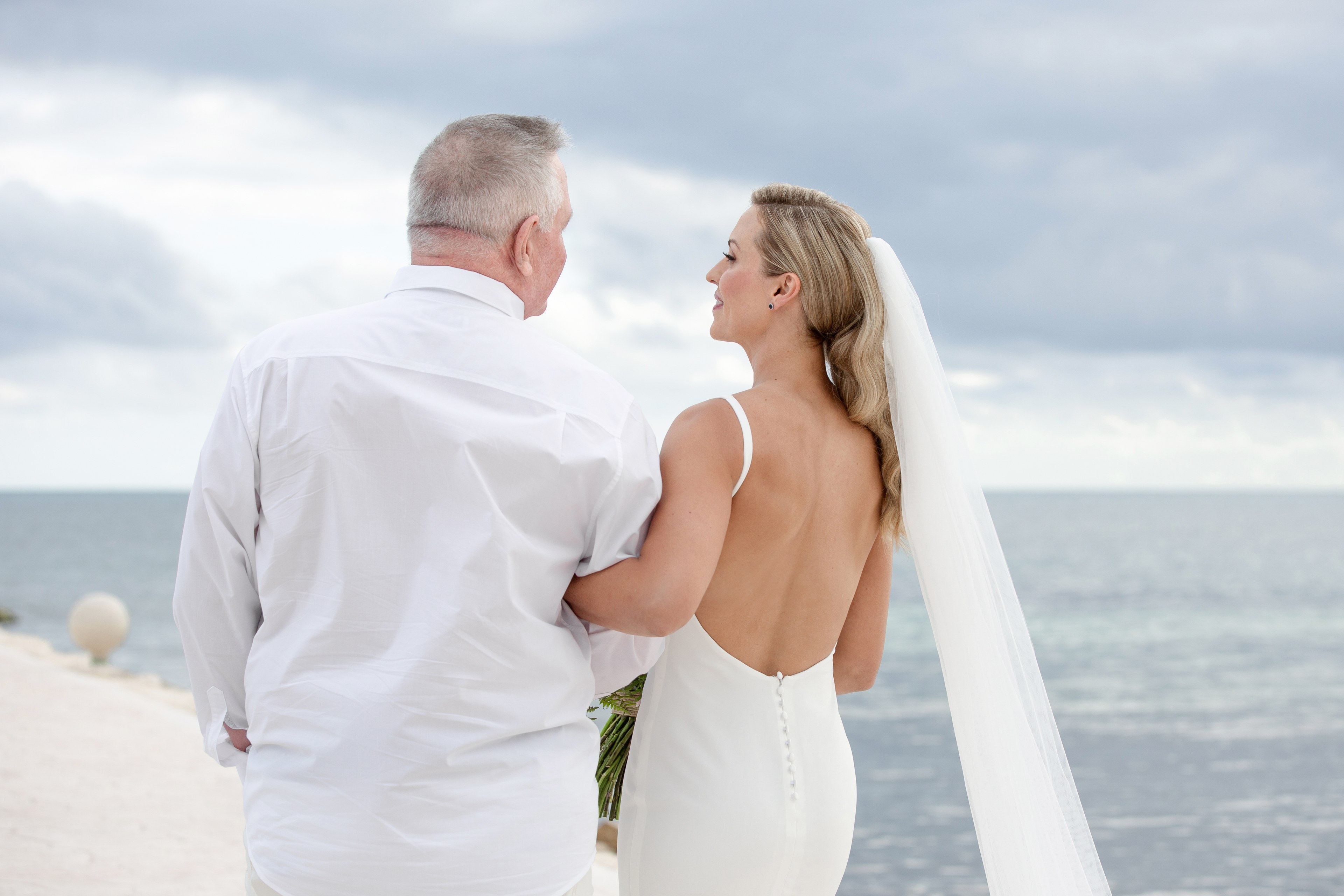 Bride at luxury Cancún hotel zone wedding — IVAE Studios destination wedding photographer Mexico